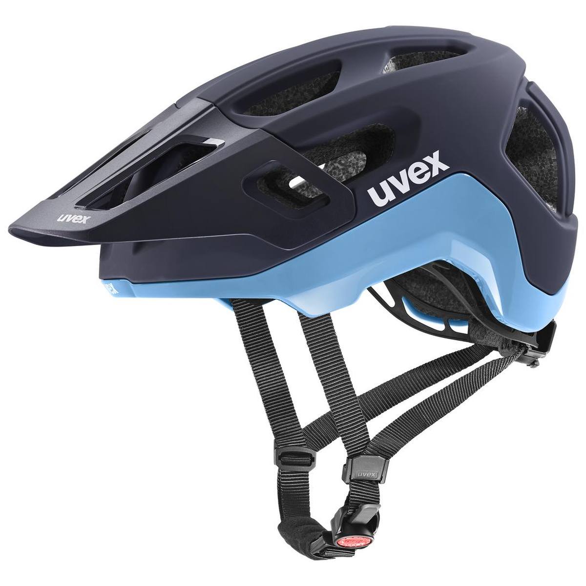Uvex React MTB Fahrrad Helm matt blau 2026