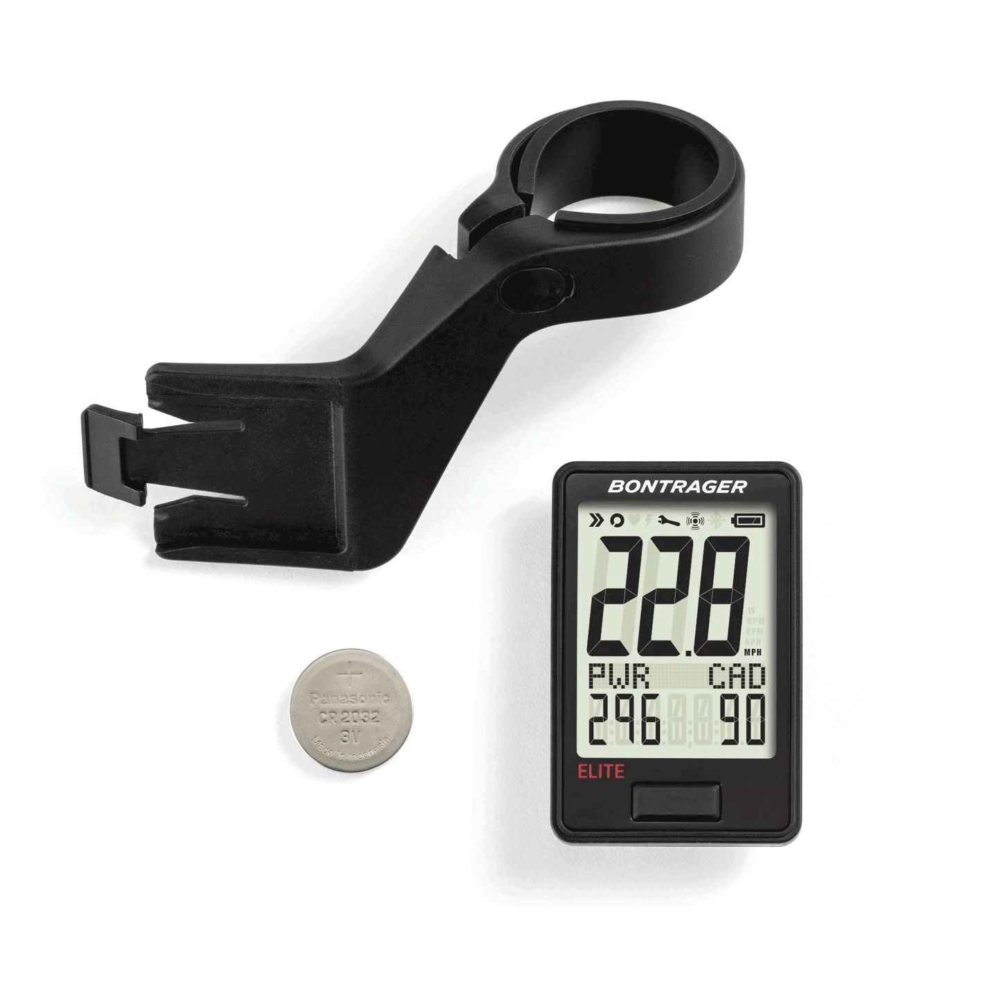 Bontrager Ridetime Elite Fahrrad Computer kabellos schwarz