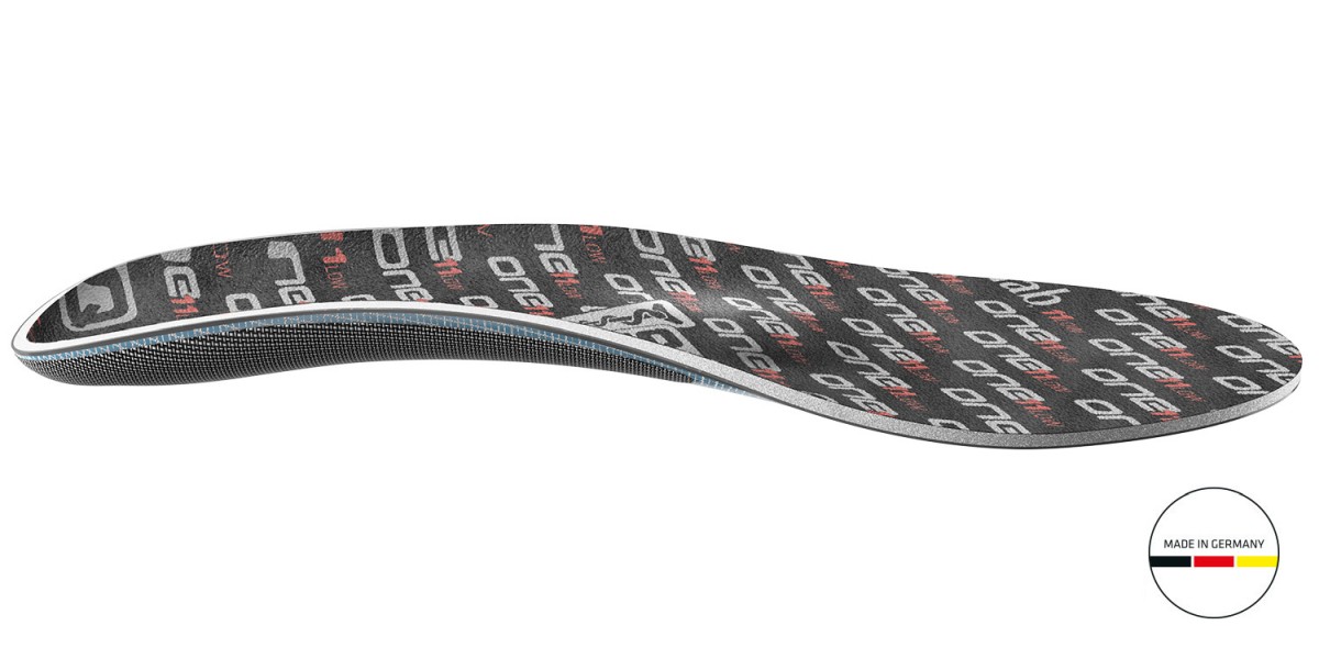 SQlab One11 Low MTB Tech / Trail Einlegesohlen schwarz/rot