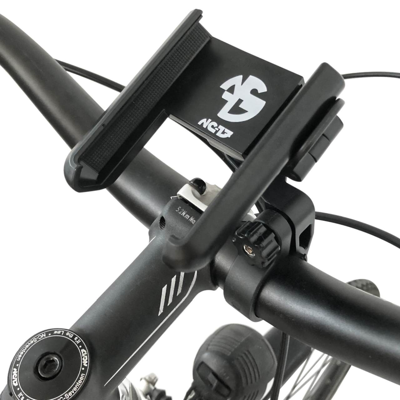 NC-17 Connect 3D One Click Mount Universal Handyhalter Montage Vorbau mittig schwarz