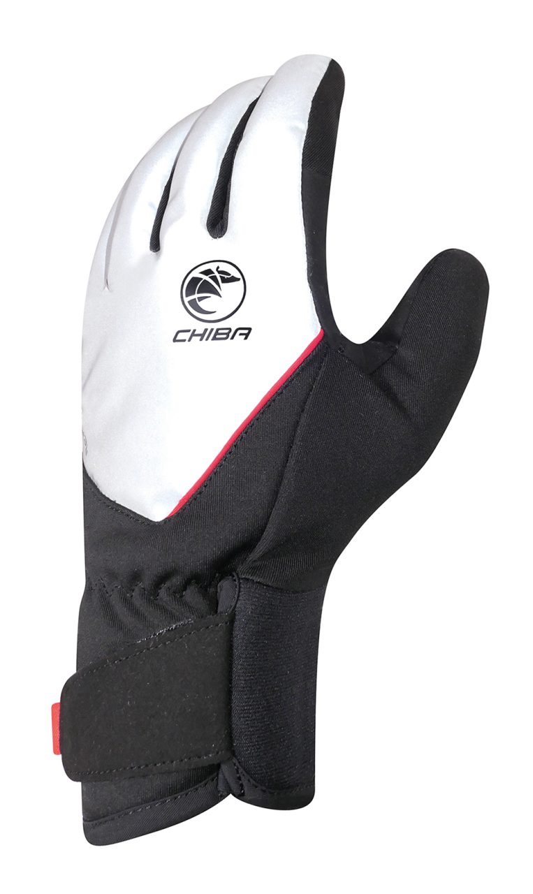 Chiba Roadmaster Reflex Winter Fahrrad Handschuhe lang silberfarben/schwarz 2027