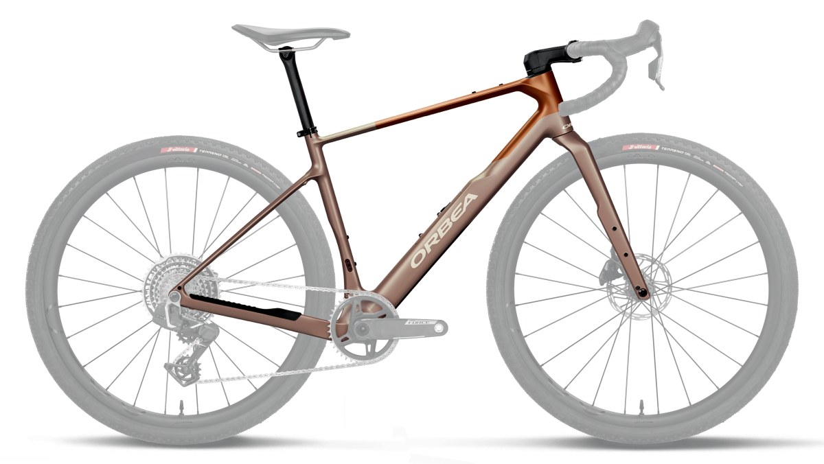 Orbea Terra OMR Carbon Gravel Rahmenset nickel/met cinnamon 2027