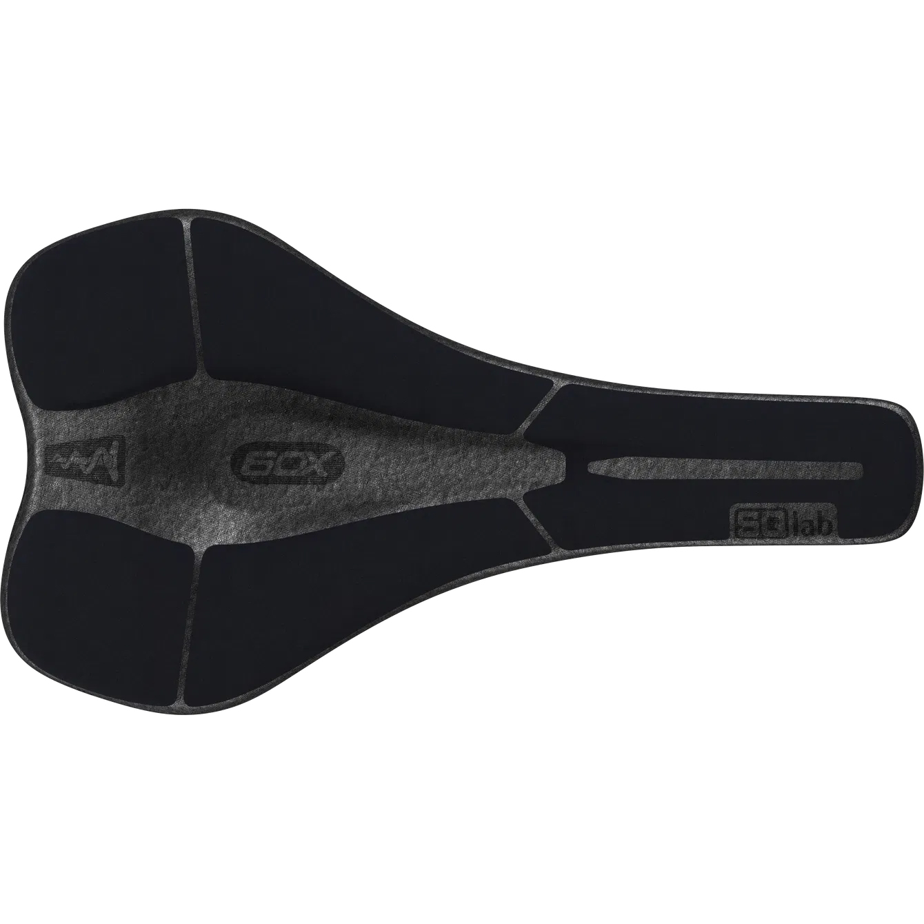 SQlab 6OX ClipOn Infinergy Ergowave Unisex MTB Tour / Travel E-Bike Fahrrad Sattel schwarz