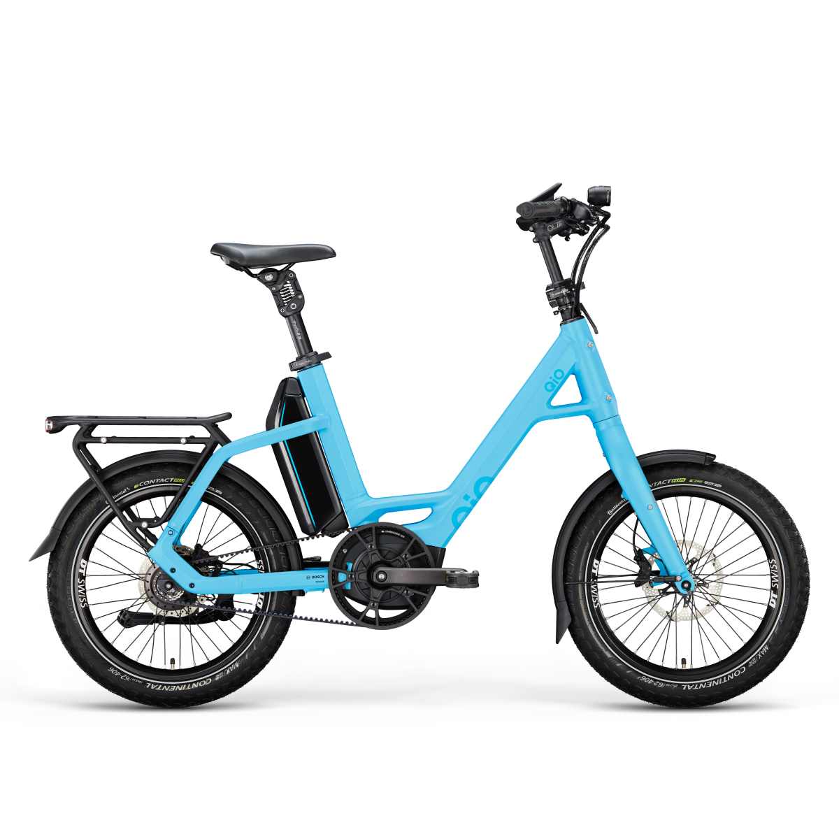 QIO Eins P-R Rohloff 20'' E-Bike Compact Pedelec ice blau 2025