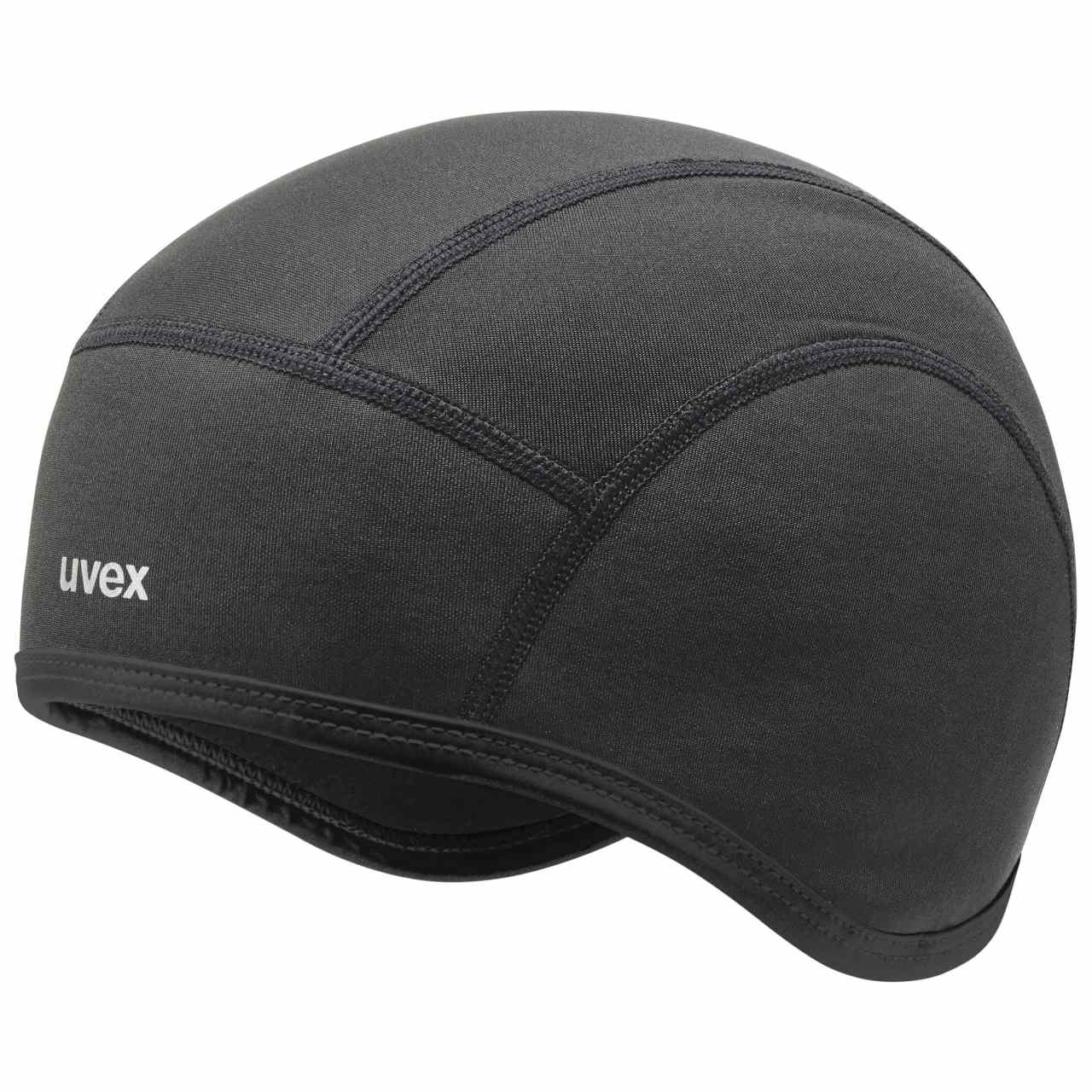 uvex kids bike cap thermo Kinder Fahrradunterhelmmütze schwarz