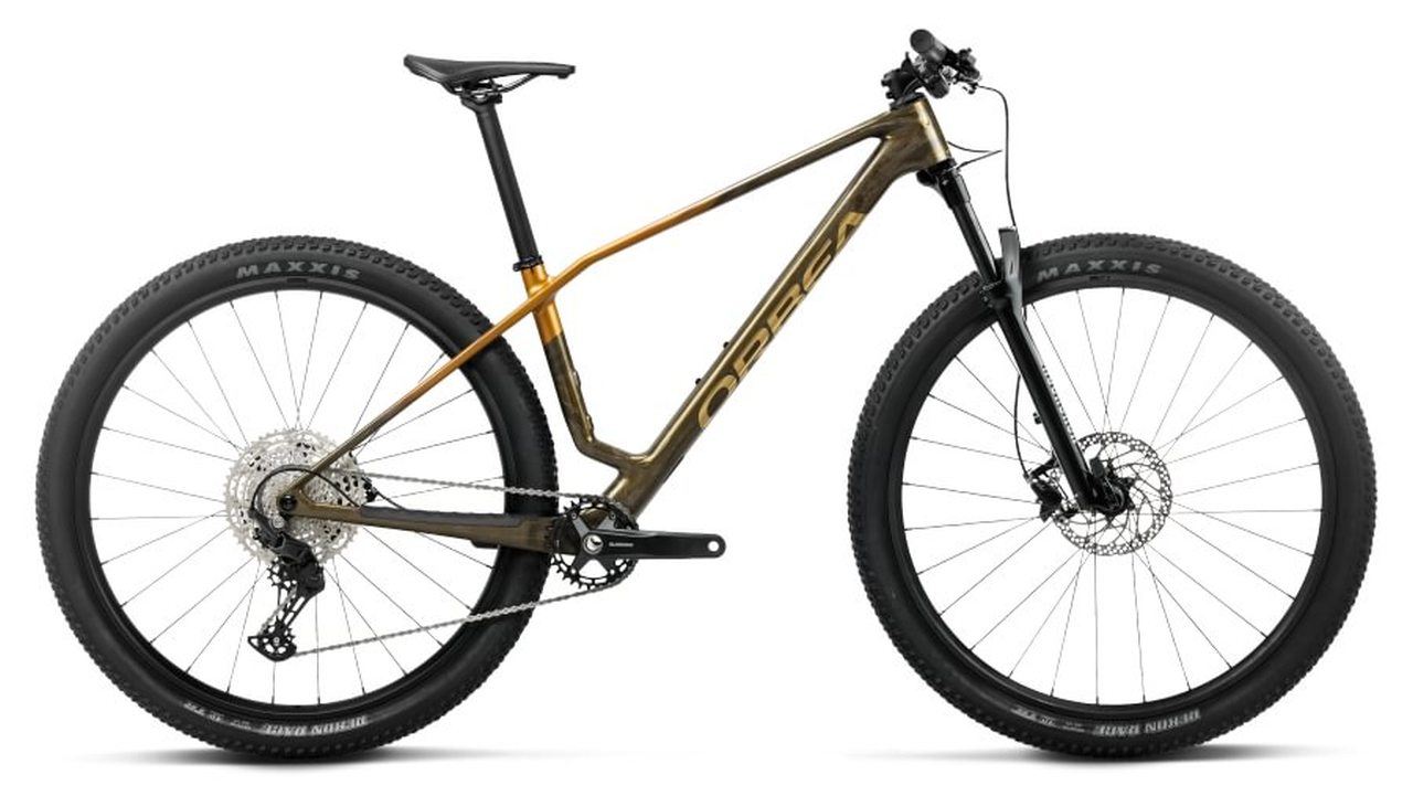 Orbea Alma M50 29'' Carbon MTB Fahrrad caramel carbon view/leo orange 2027