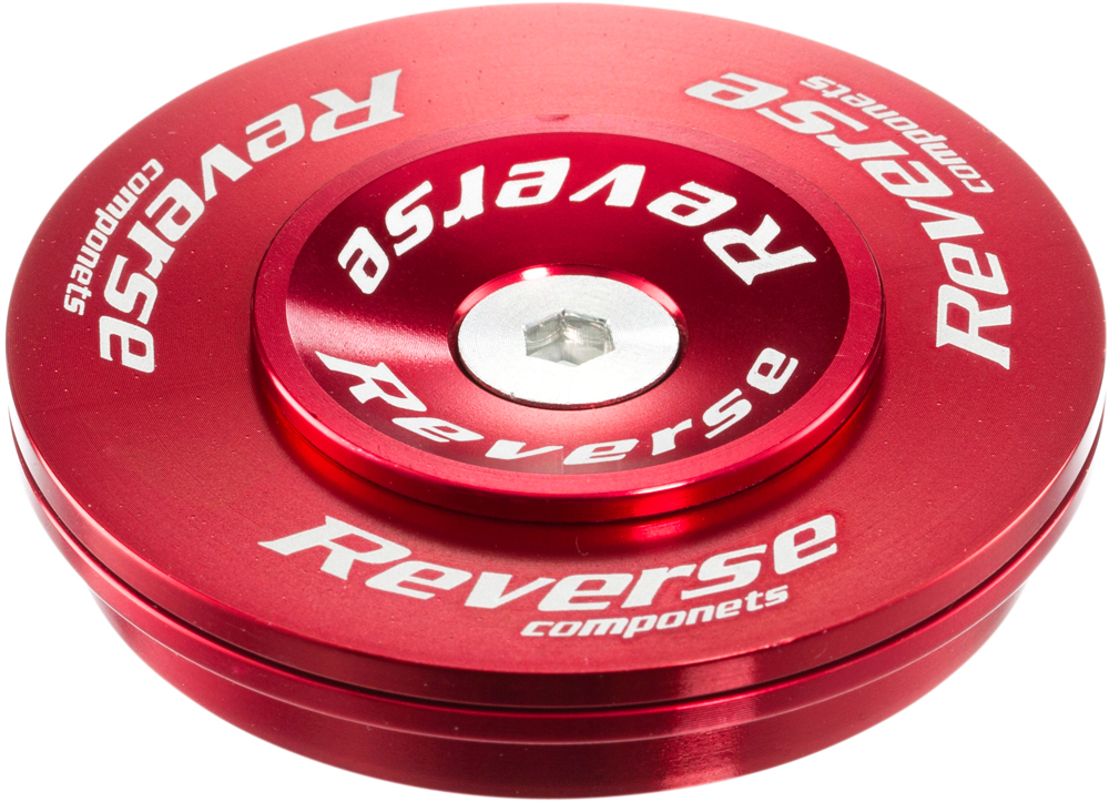 Reverse Twister Top Cup Headset Steuersatz 1.5-1 1/8 Semi Integriert rot