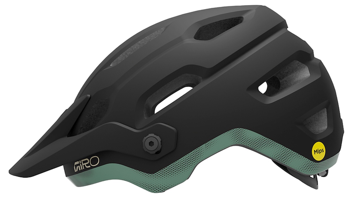 Giro Source MIPS MTB Fahrradhelm matt schwarz/grün 2026