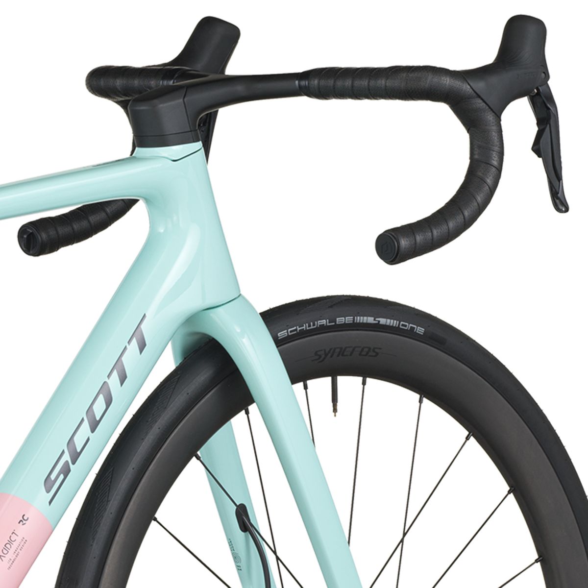 Scott Addict RC 10 Carbon Rennrad gelato blau/rosa 2026