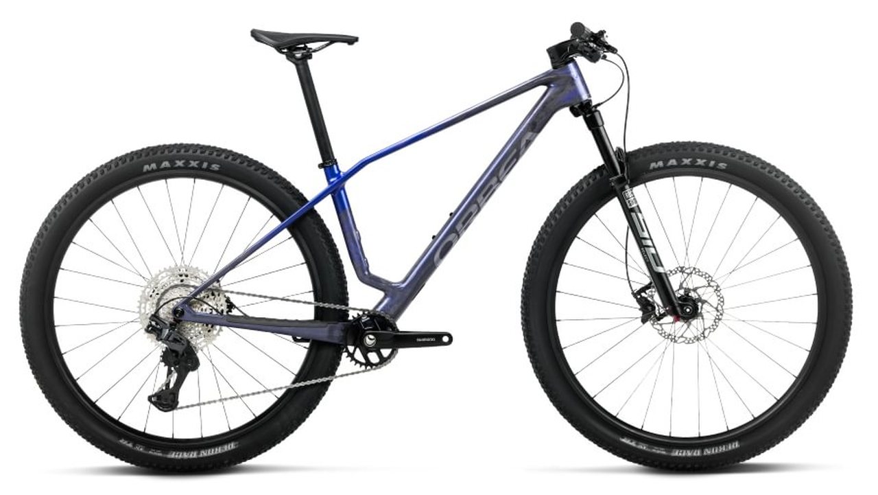 Orbea Alma M30 29'' Carbon MTB Fahrrad noctiluca carbon view/cobalt blue 2027