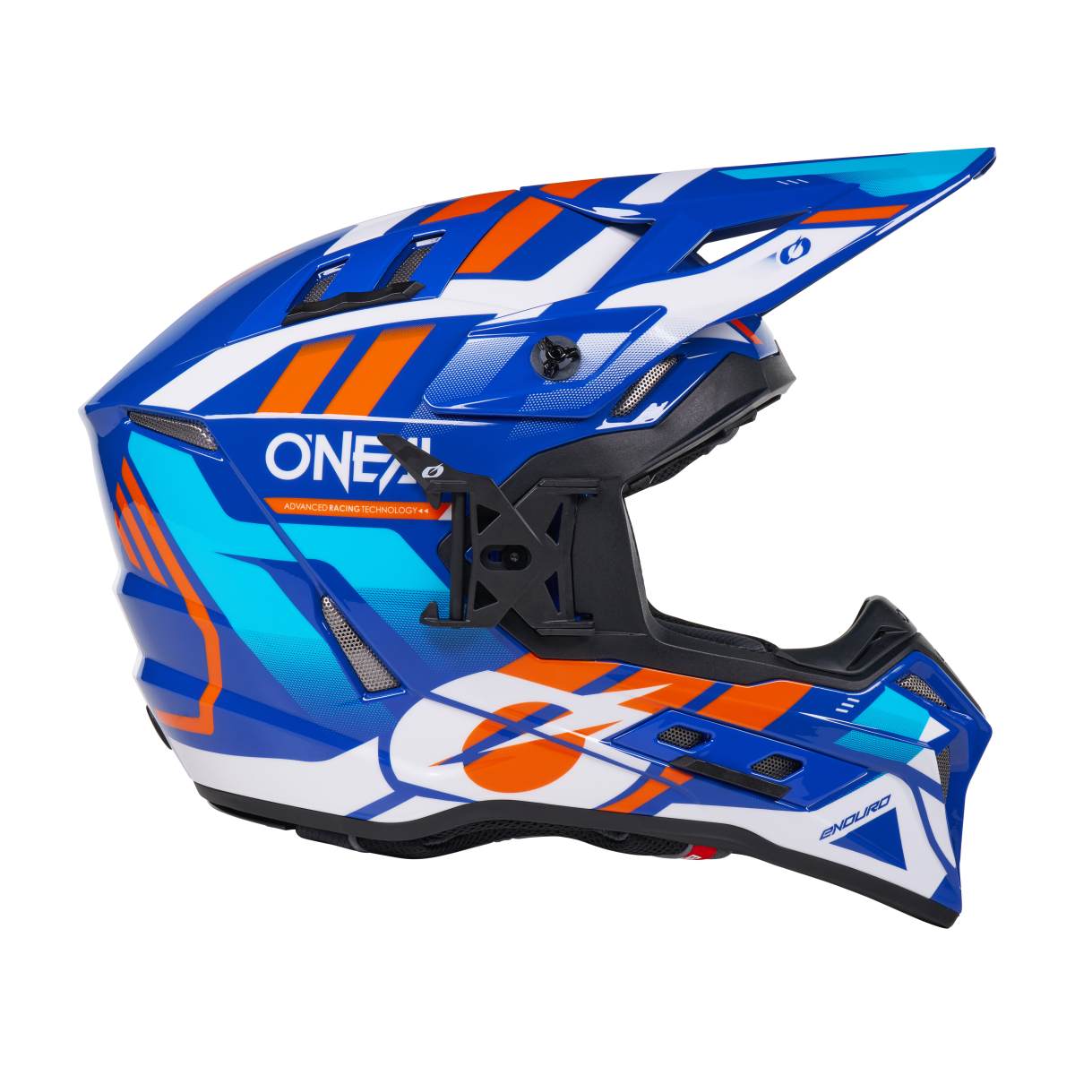 ONeal EX-SRS Dust Motocross Enduro MTB Helm blau/orange 2026