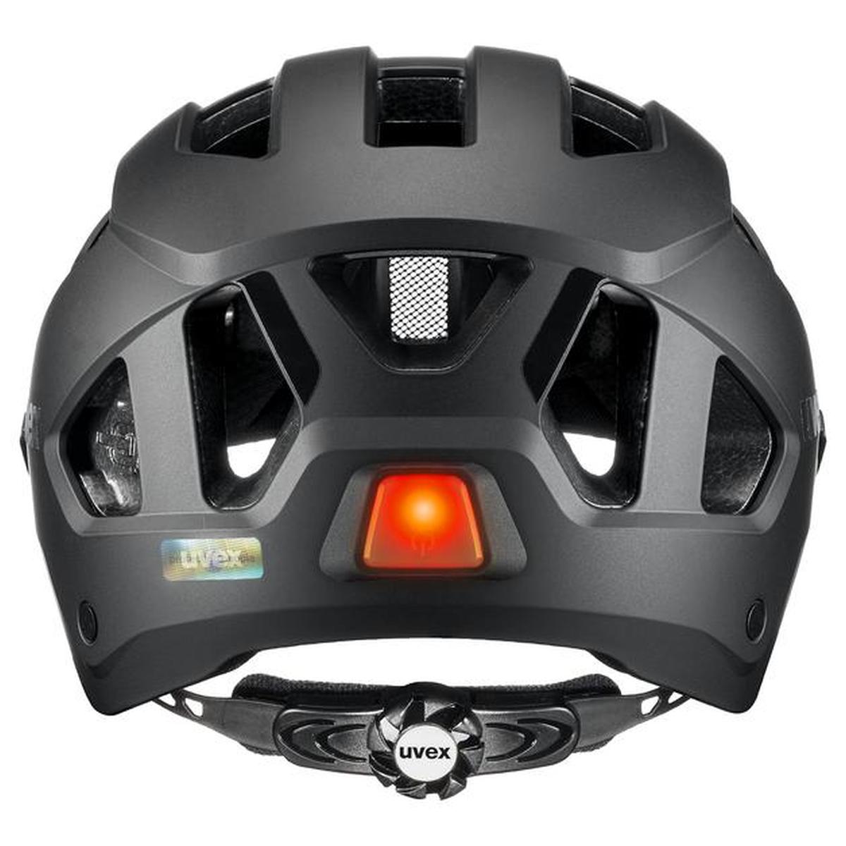 uvex Stride Visor Fahrrad Helm matt schwarz 2027