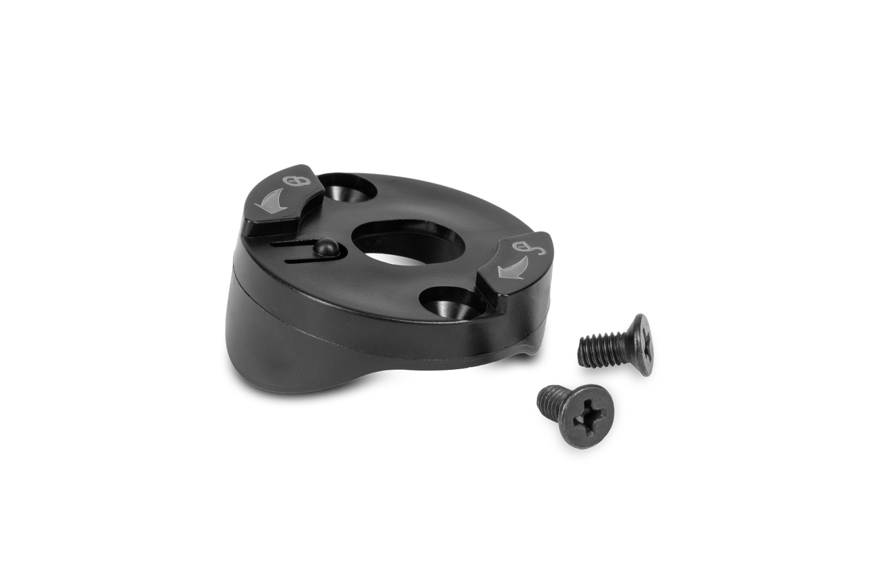 Cube Plastic Plate Kinder Fahrradanhänger Double schwarz