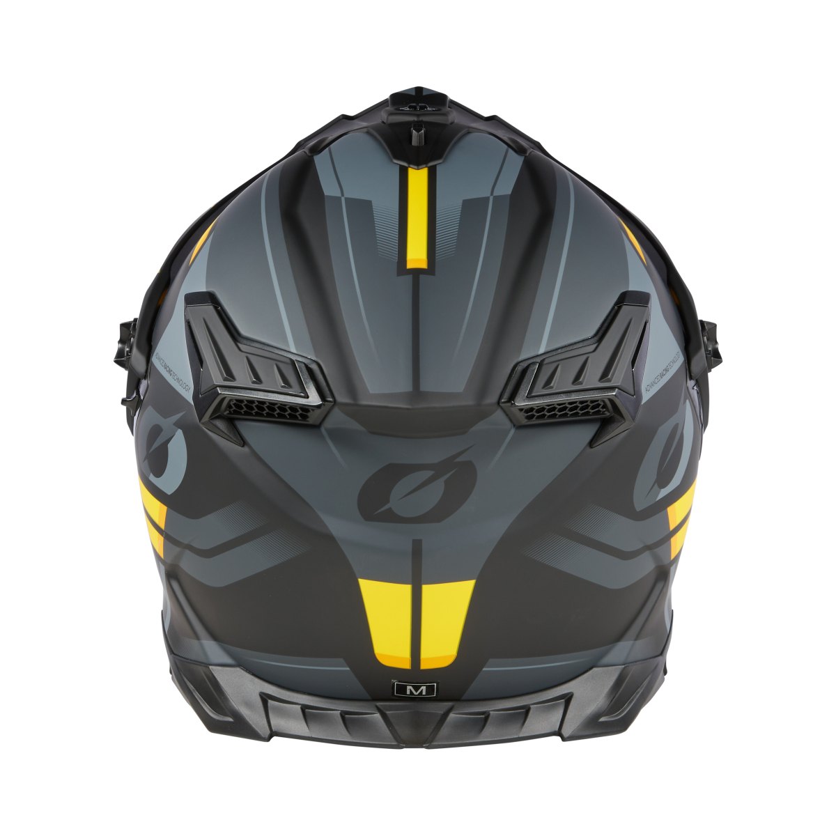 O'Neal A Series Spike Motorrad Helm schwarz/grau/gelb 2025 Oneal