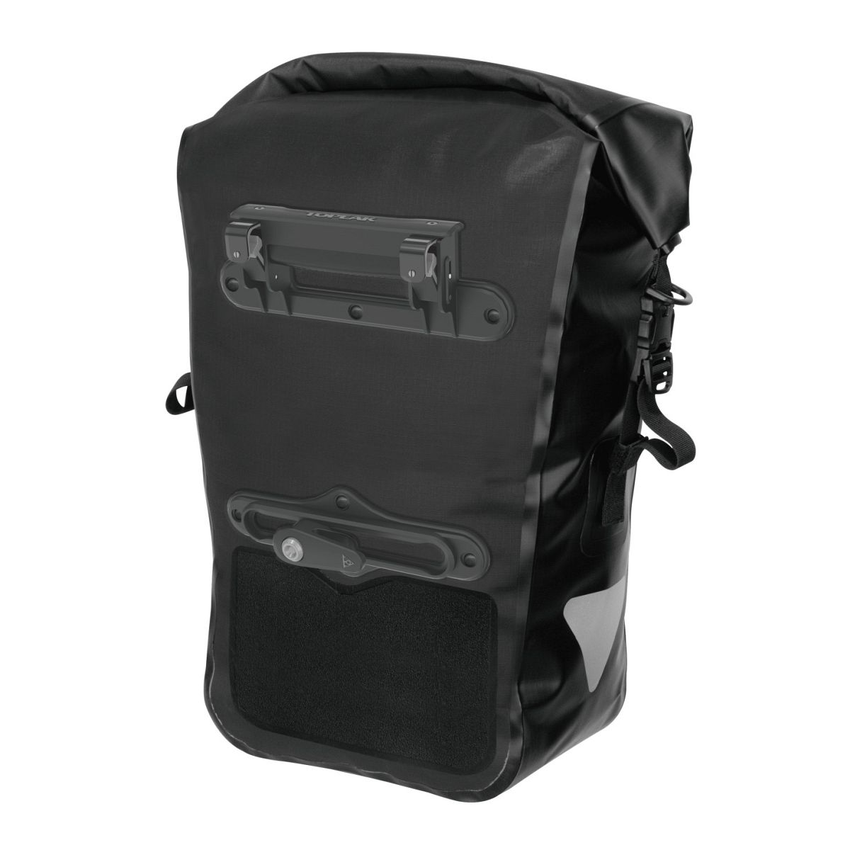 Topeak Pannier Dry Bag Fahrrad Gepäckträgertasche 20 L wasserdicht schwarz/grau