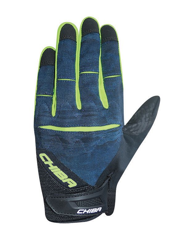Chiba Maverick Fahrrad Handschuhe lang blau/gelb 2027