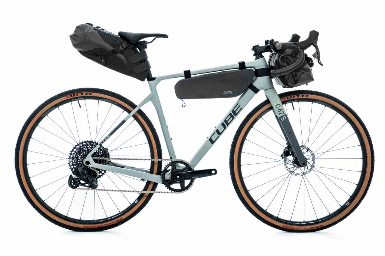 Acid Pack Pro 2 Bikepacker Fahrrad Rahmentasche schwarz