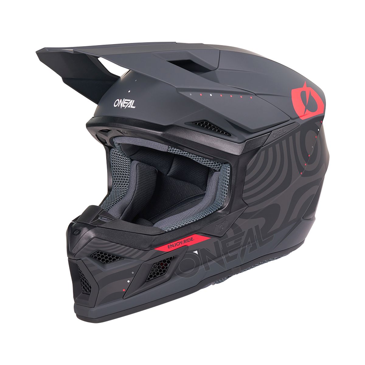 O'Neal 3SRS Nova Motocross Enduro MTB Helm schwarz 2027
