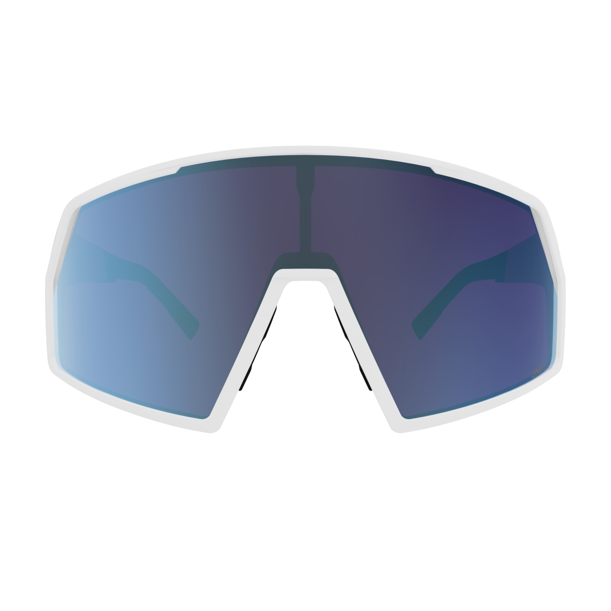 Scott Pro Shield AMP Wechselscheiben Fahrradbrille weiß/blau chrome