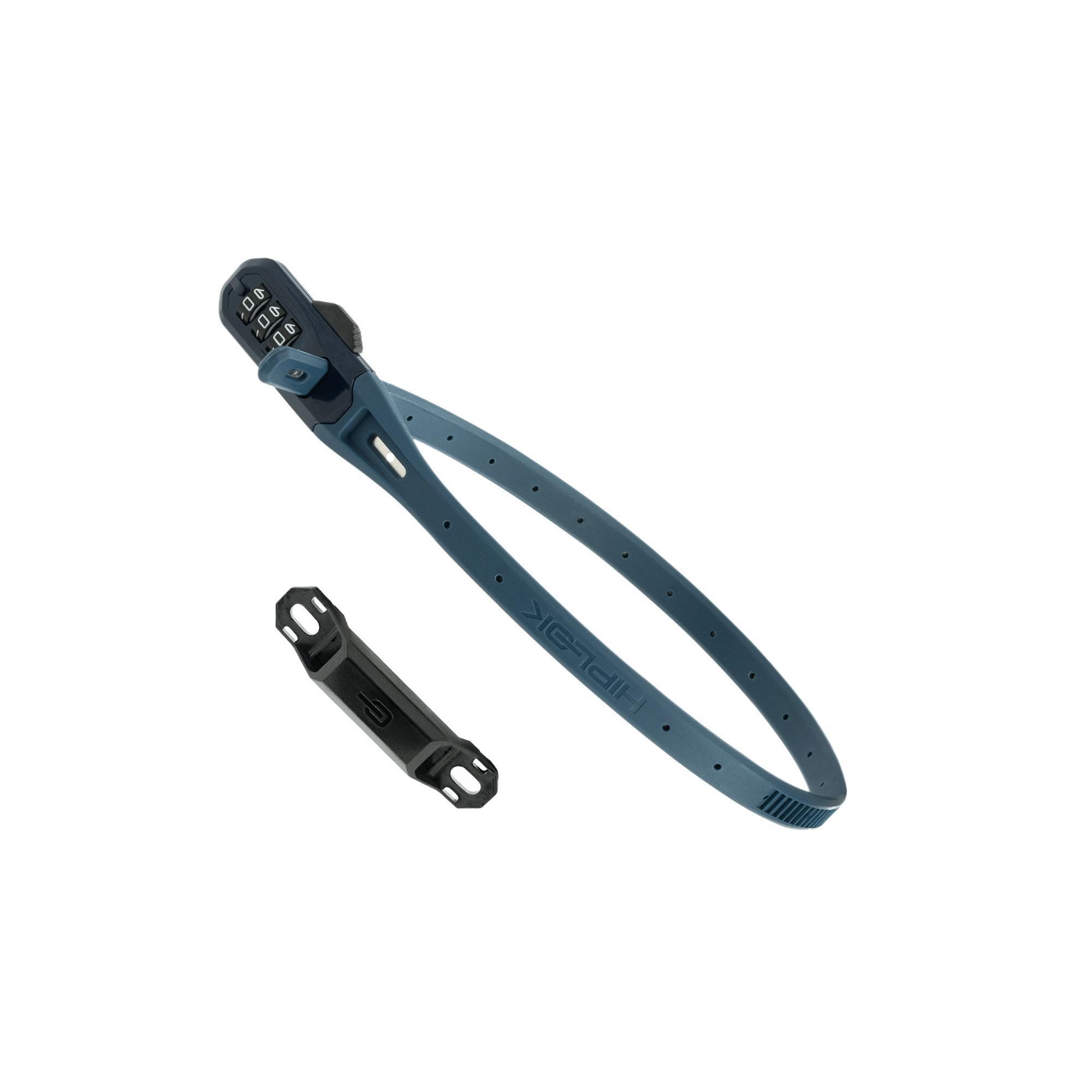 Hiplok Z Lok Combo 43cm Fahrrad Kabelbinderschloss blau