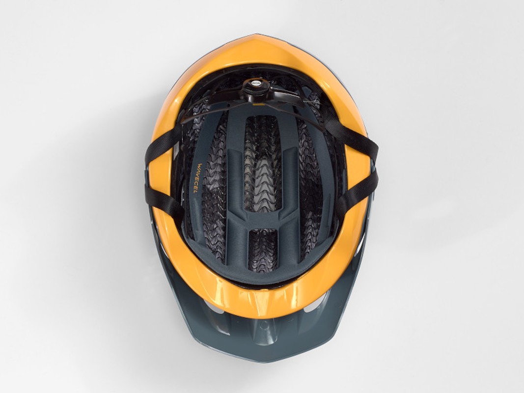 Bontrager Blaze WaveCel MTB Fahrrad Helm blau/orange 2024