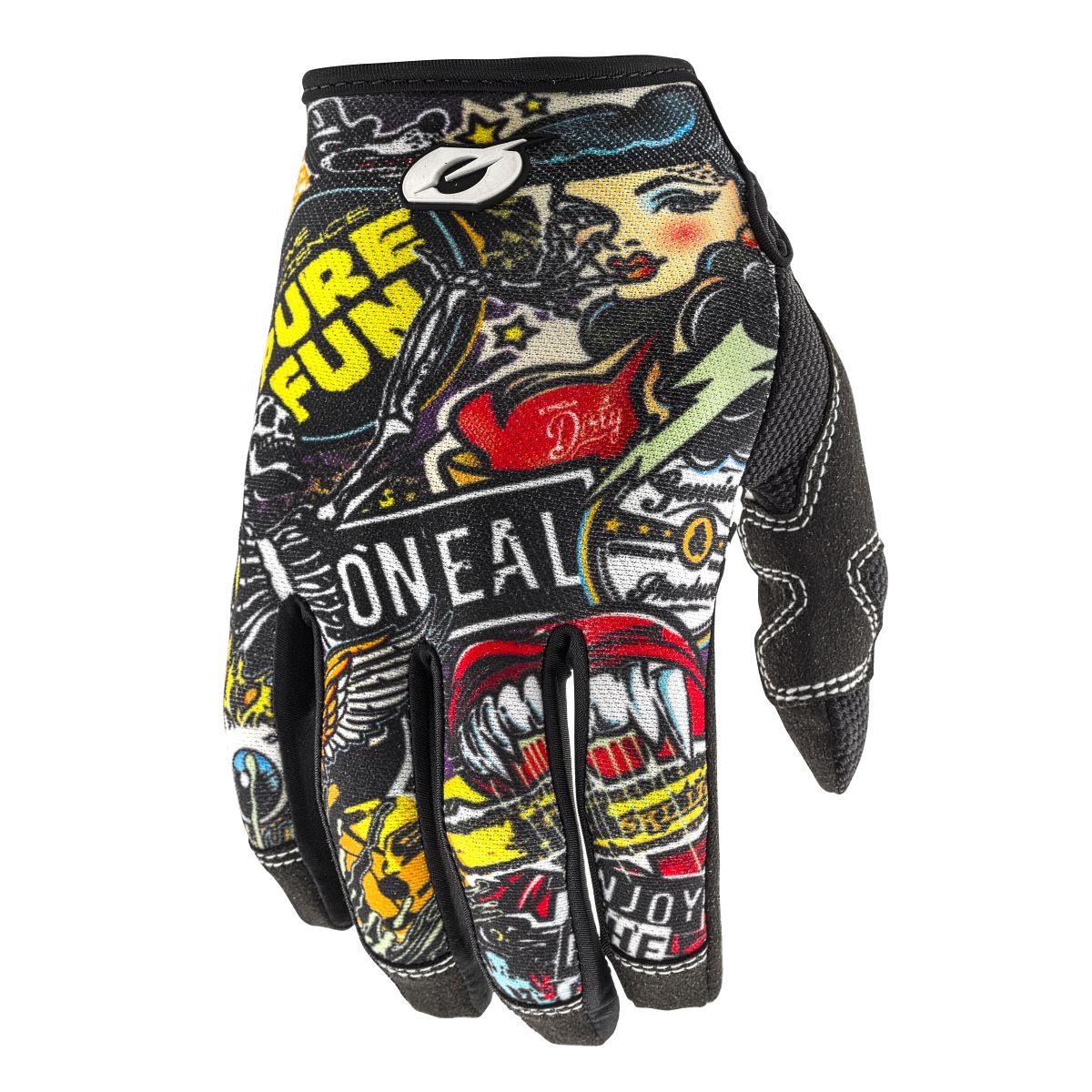 O'neal Matrix Attack Youth Kinder MX DH FR Handschuhe schwarz/multi 2027 Oneal