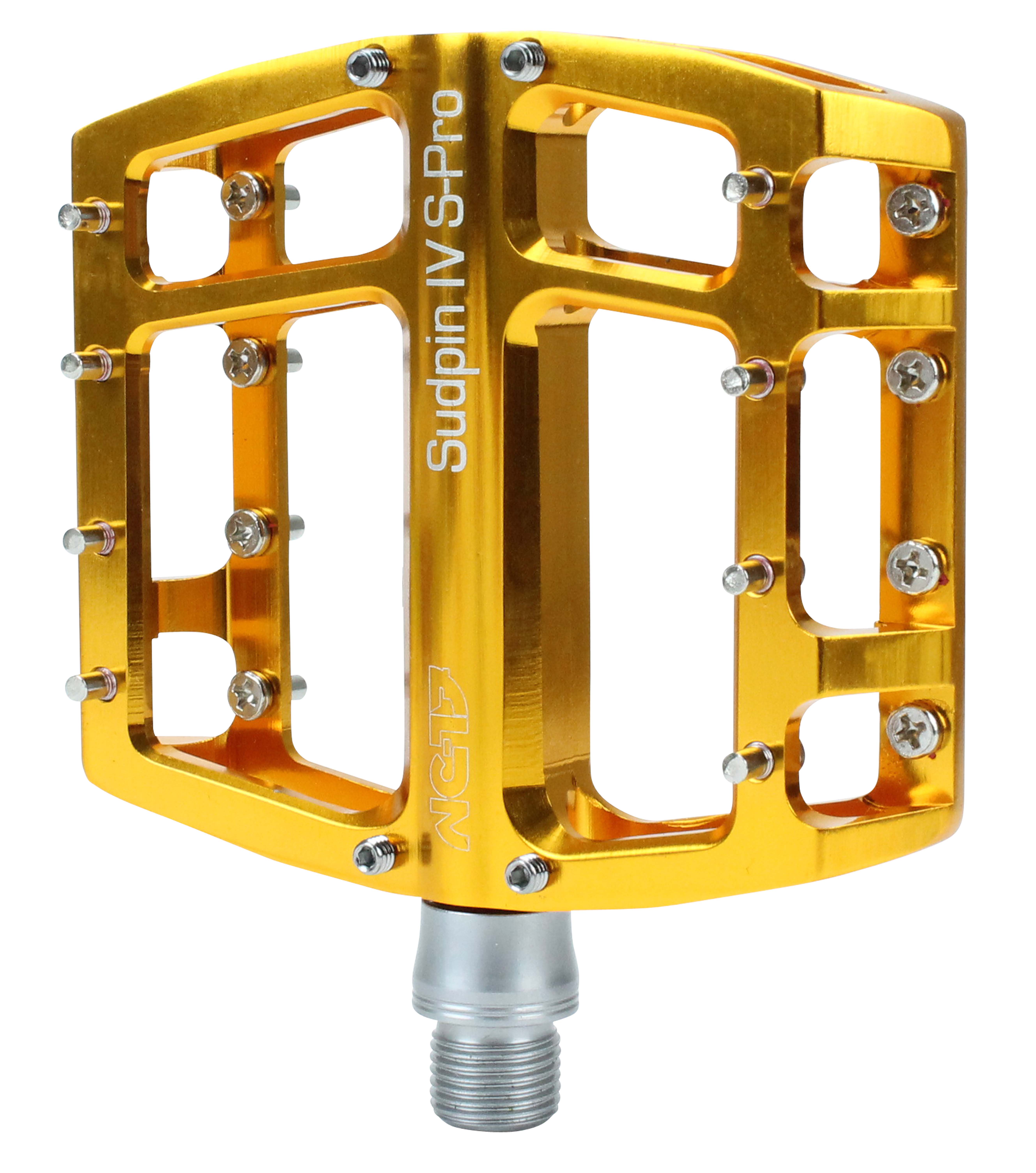 NC-17 Sudpin IV S-Pro CNC Alu Fahrrad Plattform Pedal gold