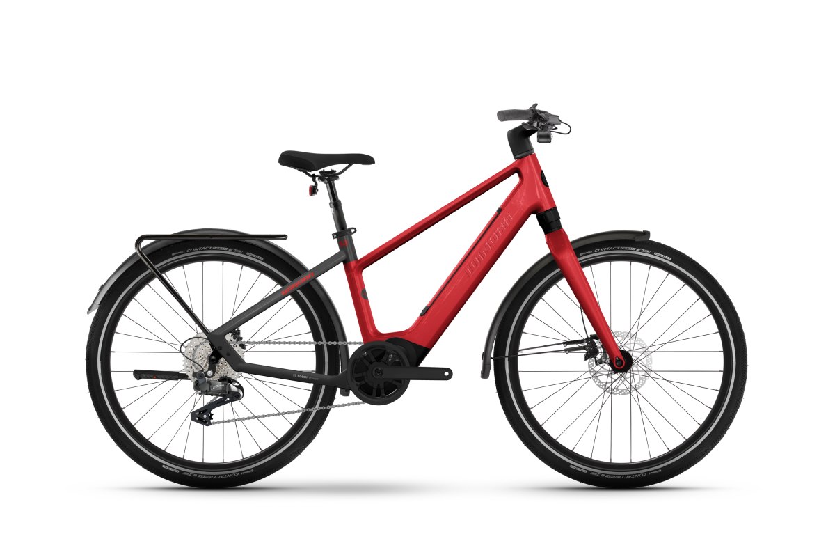 Winora iRide Pure X10 High 27.5'' Pedelec E-Bike Trekking Fahrrad rot 2025