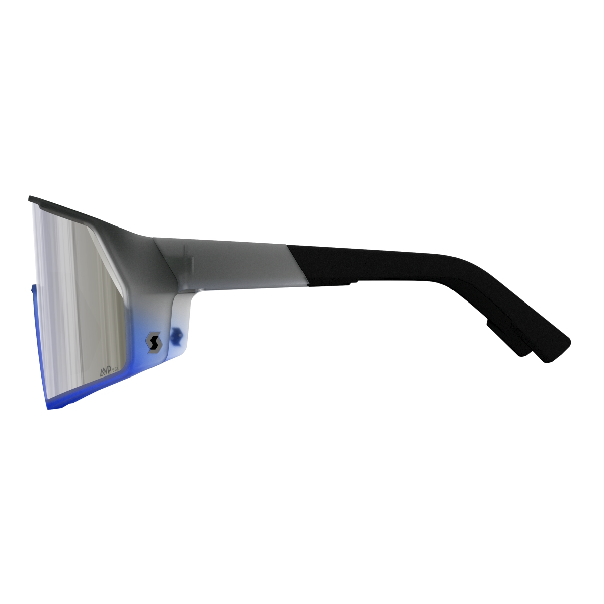 Scott Pro Shield Fahrradbrille ultra blau/AMP weiß chrome S2