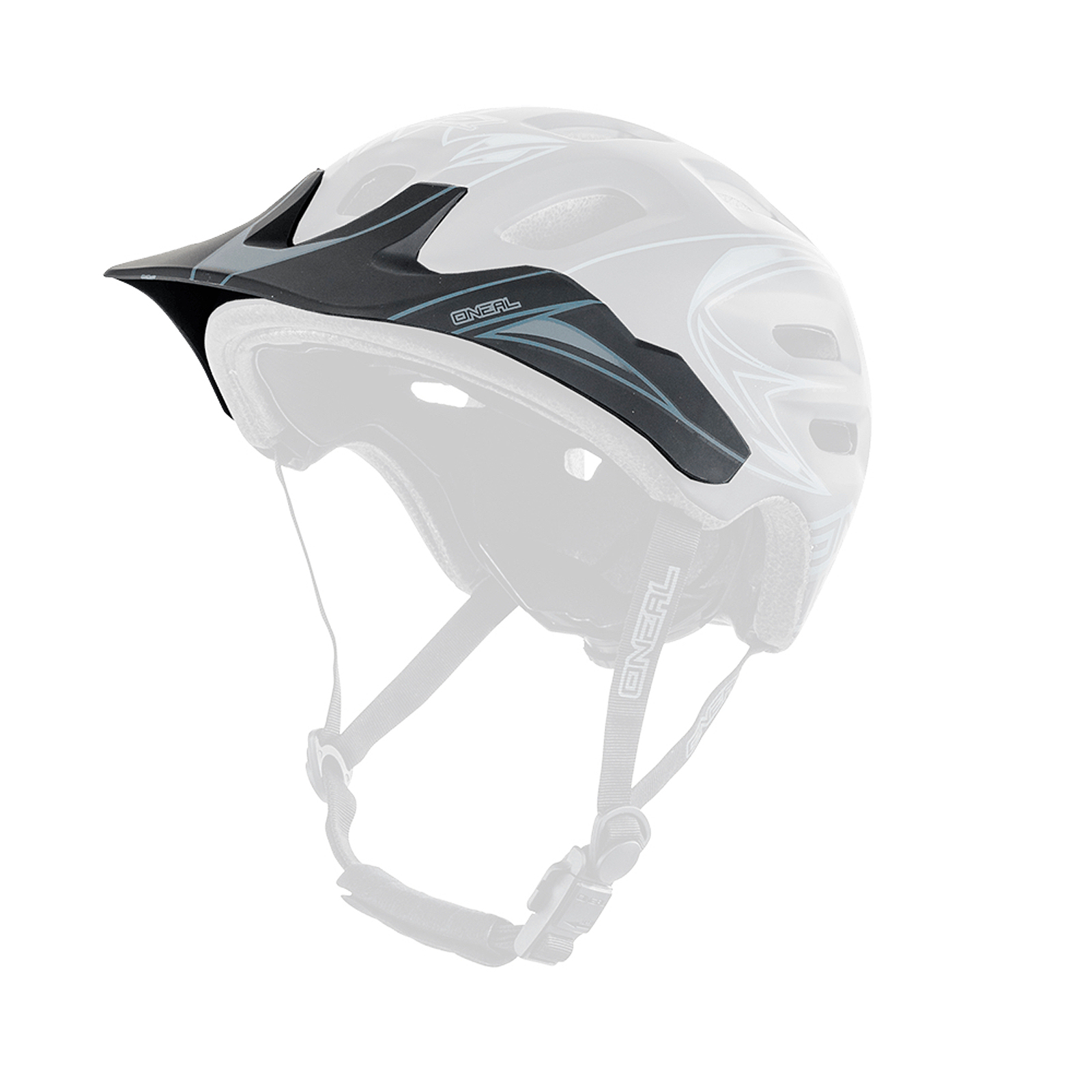 O'neal Visor Defender Tribal Helm Visier schwarz/grau Oneal