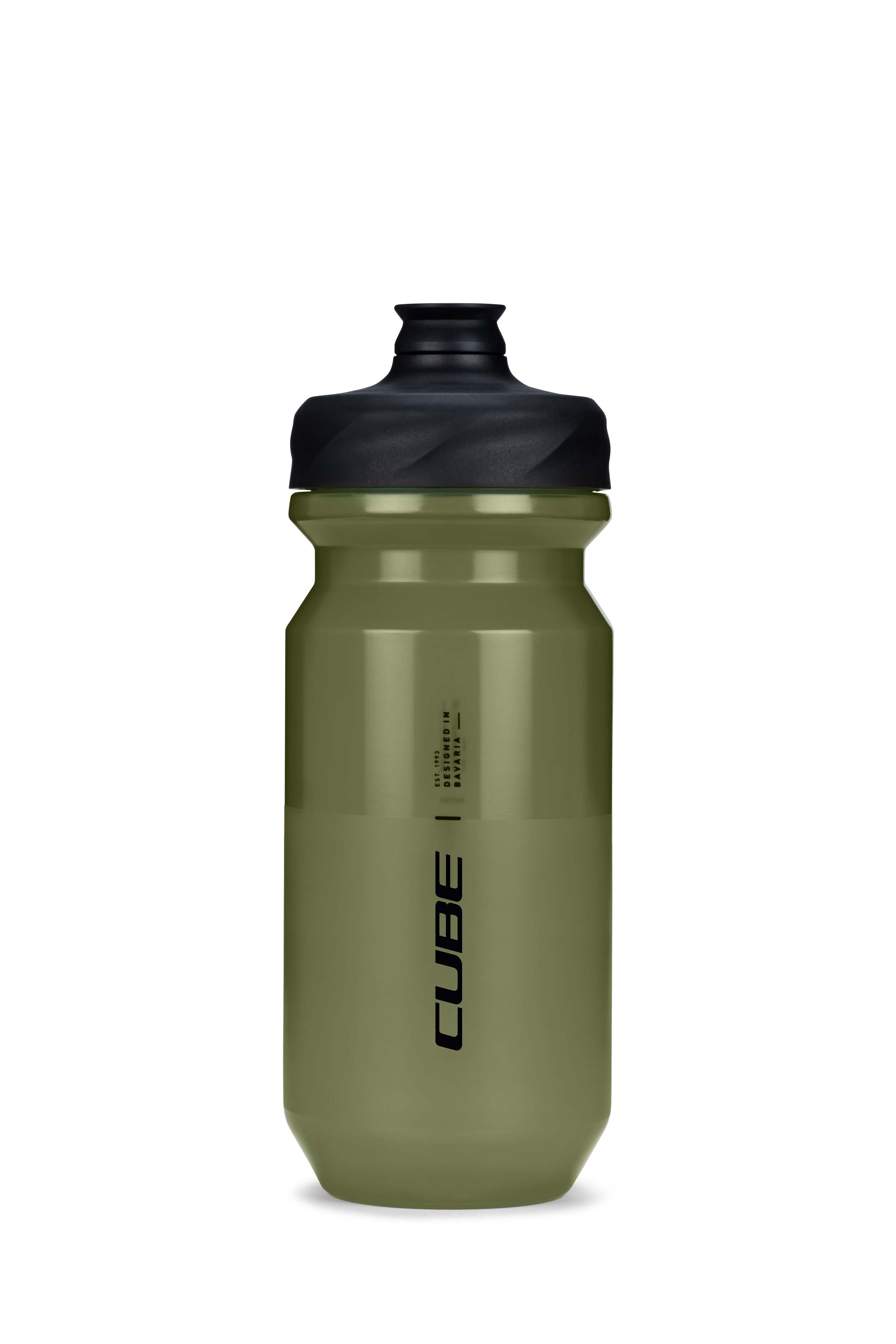 Cube Flow DS Fahrrad Trinkflasche 0.5L olive grün