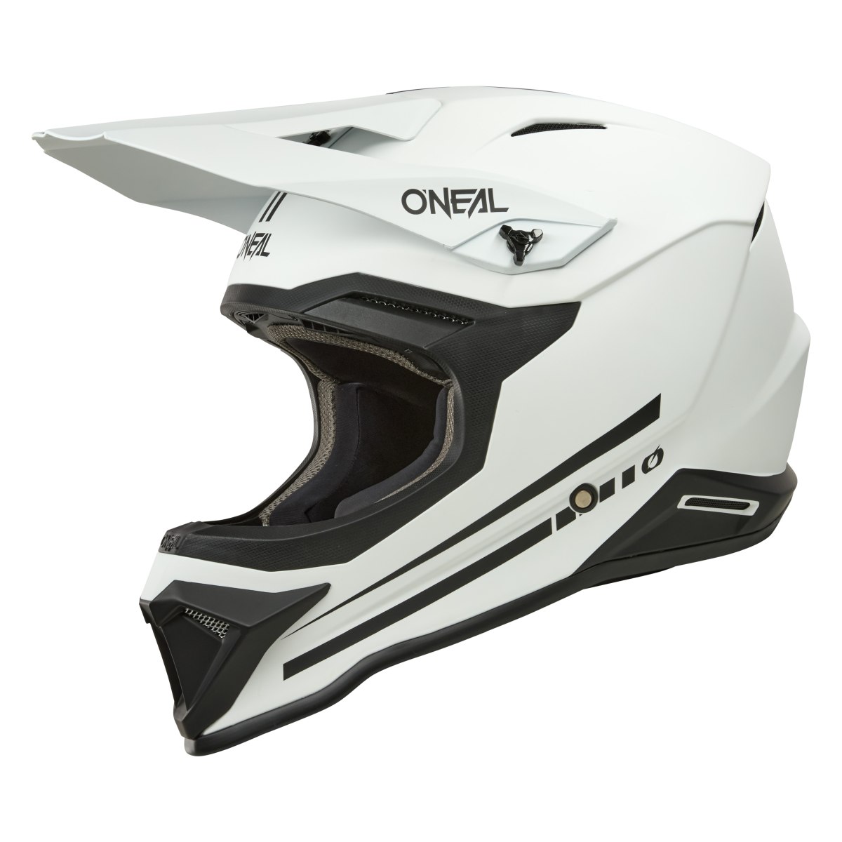 O'Neal 1 Series Solid Motocross Enduro MTB Helm weiß 2027 Oneal
