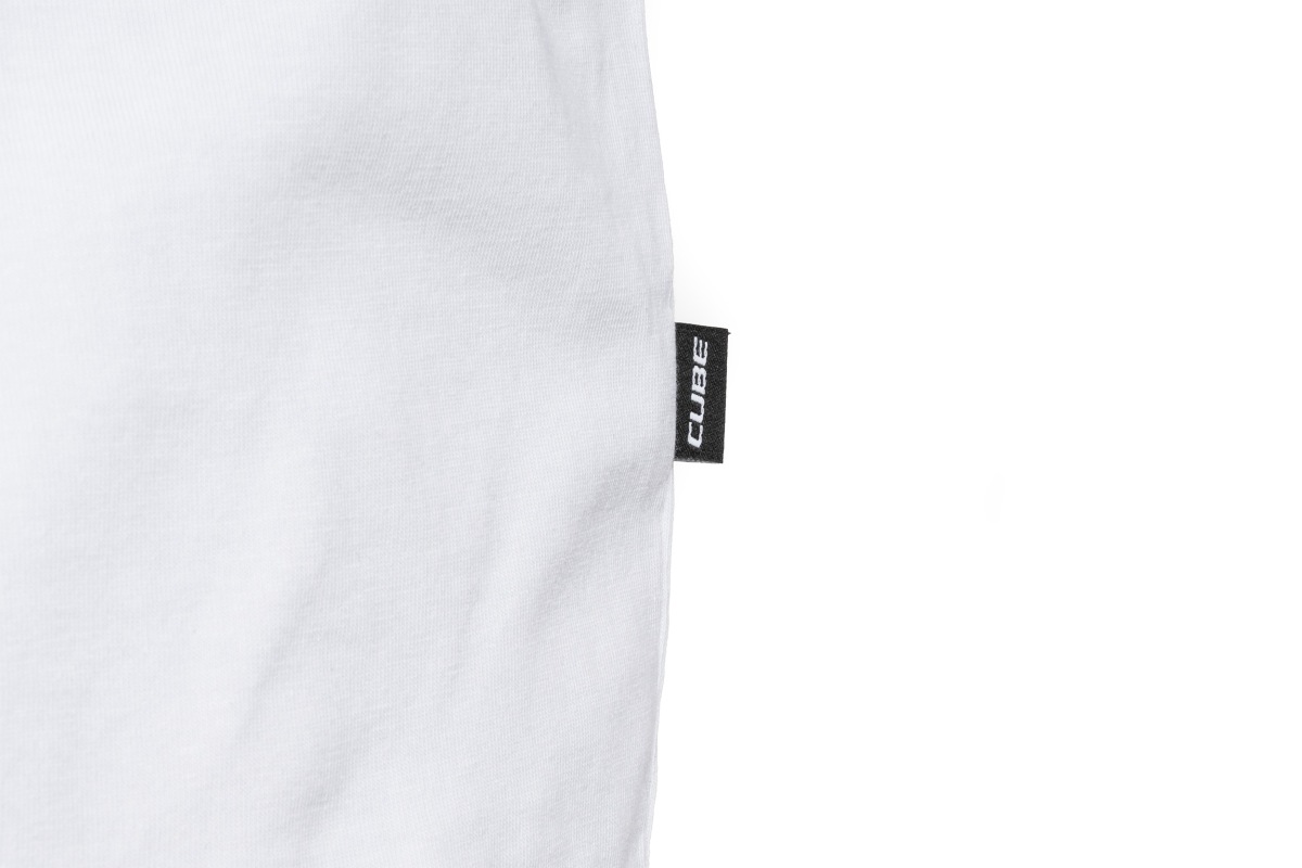 Cube Organic Embossed Freizeit T-Shirt weiß 2027