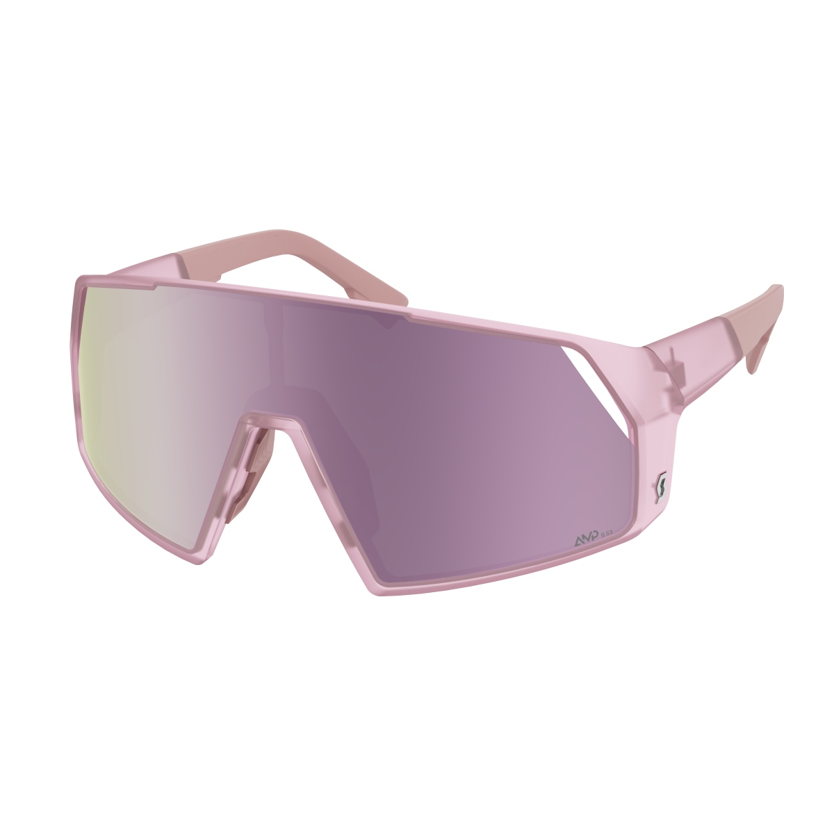 Scott Pro Shield AMP Wechselscheiben Fahrradbrille rosa/lavender chrome