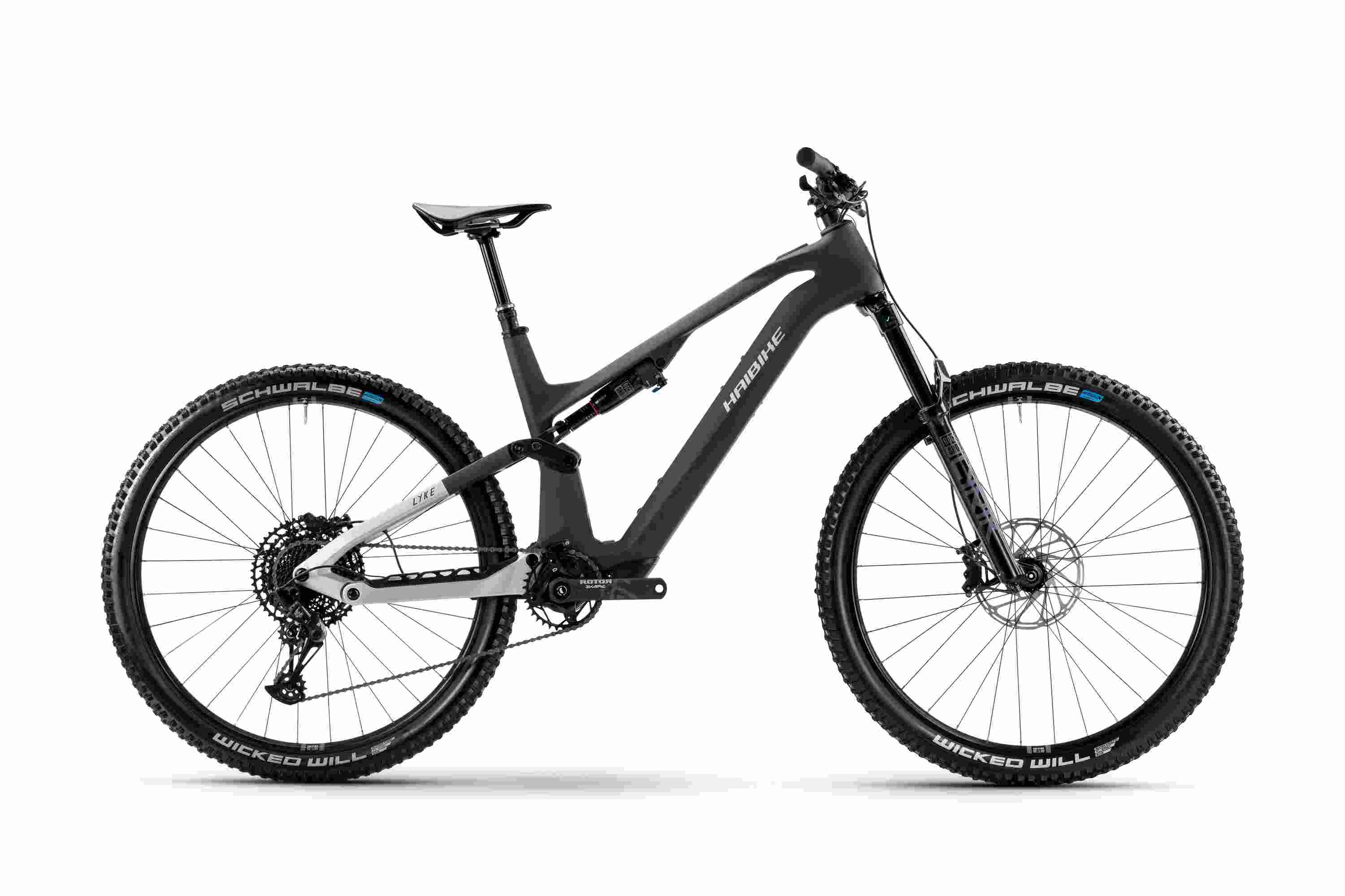 Haibike Lyke CF 10 29'' Carbon Pedelec E-Bike MTB Fahrrad matt schwarz/silberfarben 2025
