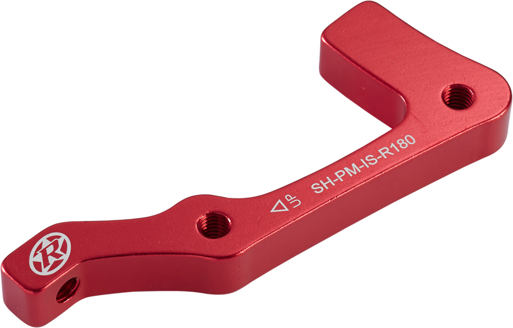 Reverse Scheibenbremsen Adapter Shimano IS-PM 180 hinten rot
