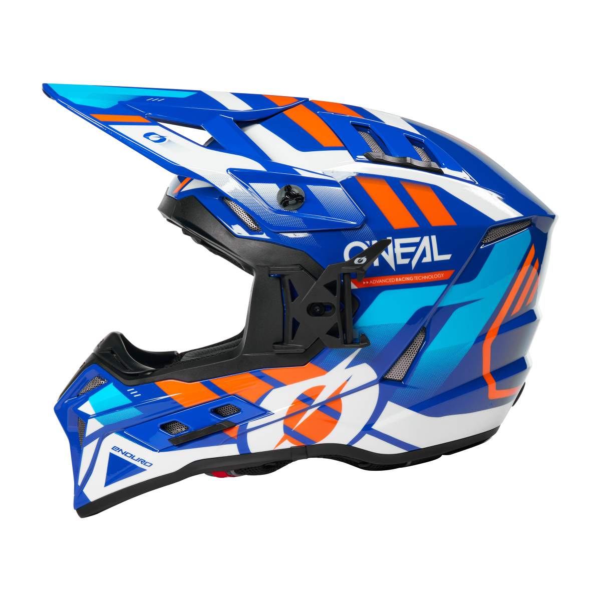 ONeal EX-SRS Dust Motocross Enduro MTB Helm blau/orange 2026