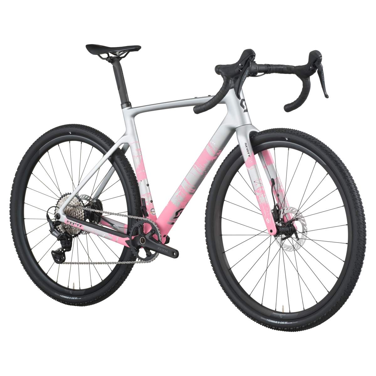 Scott Addict Gravel 30 Carbon Fahrrad grau/rosa 2026