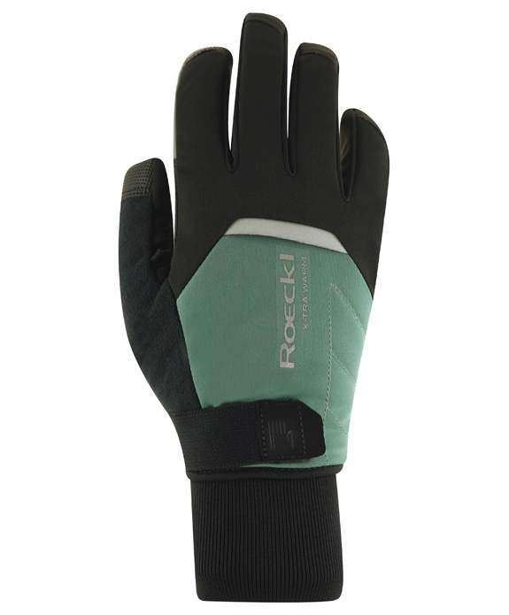 Roeckl Villach 3 Winter Fahrrad Handschuhe lang schwarz/grün 2027