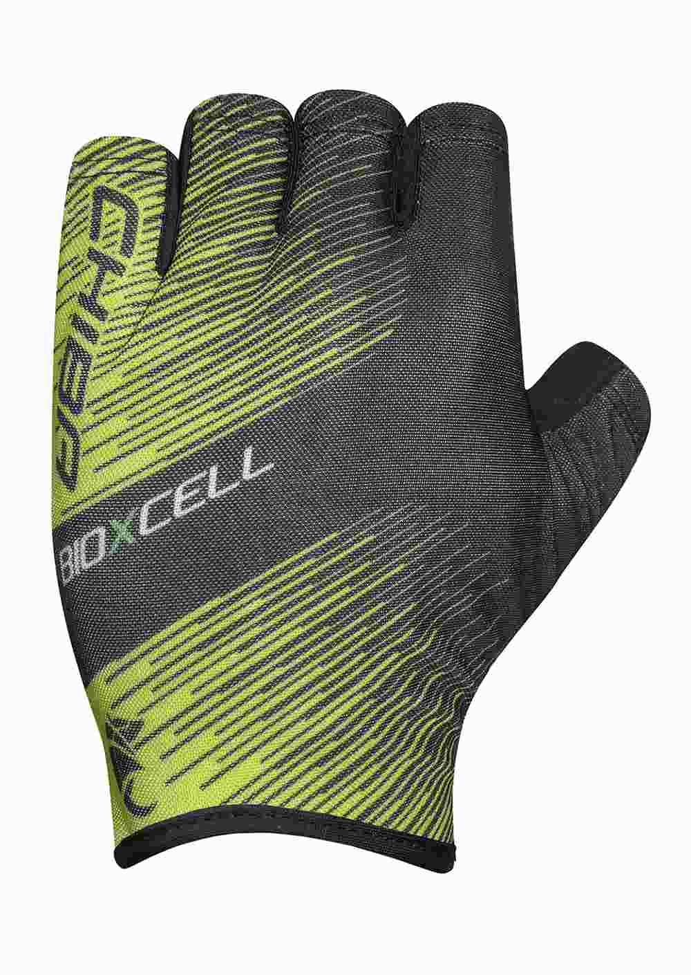 Chiba BioXCell Tan Through Fahrrad Handschuhe kurz gelb/schwarz 2027
