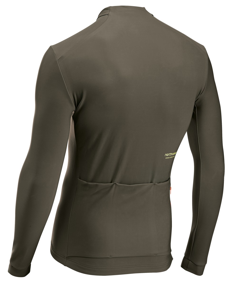 Northwave Extreme Thermal Fahrrad Trikot lang grün 2026