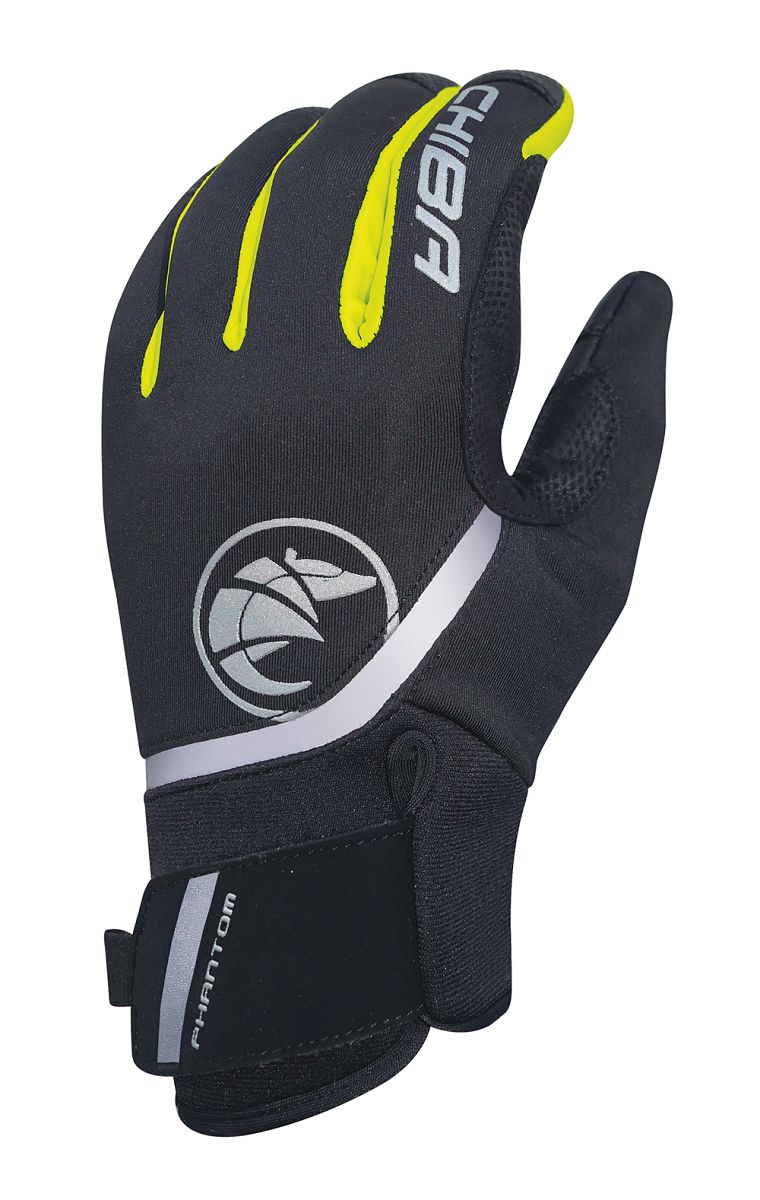 Chiba Phantom Winter Fahrrad Handschuhe schwarz/gelb 2027