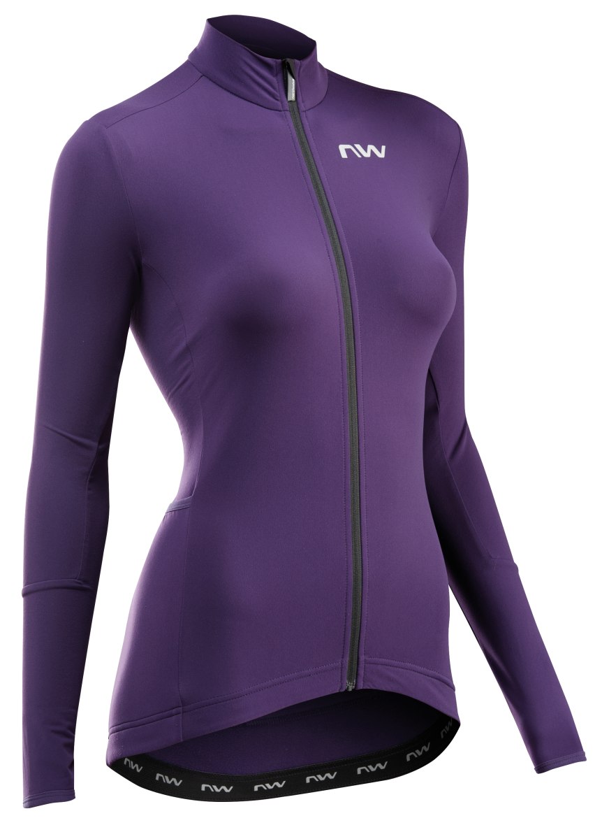 Northwave Fahrenheit Damen Fahrrad Trikot lang lila 2025
