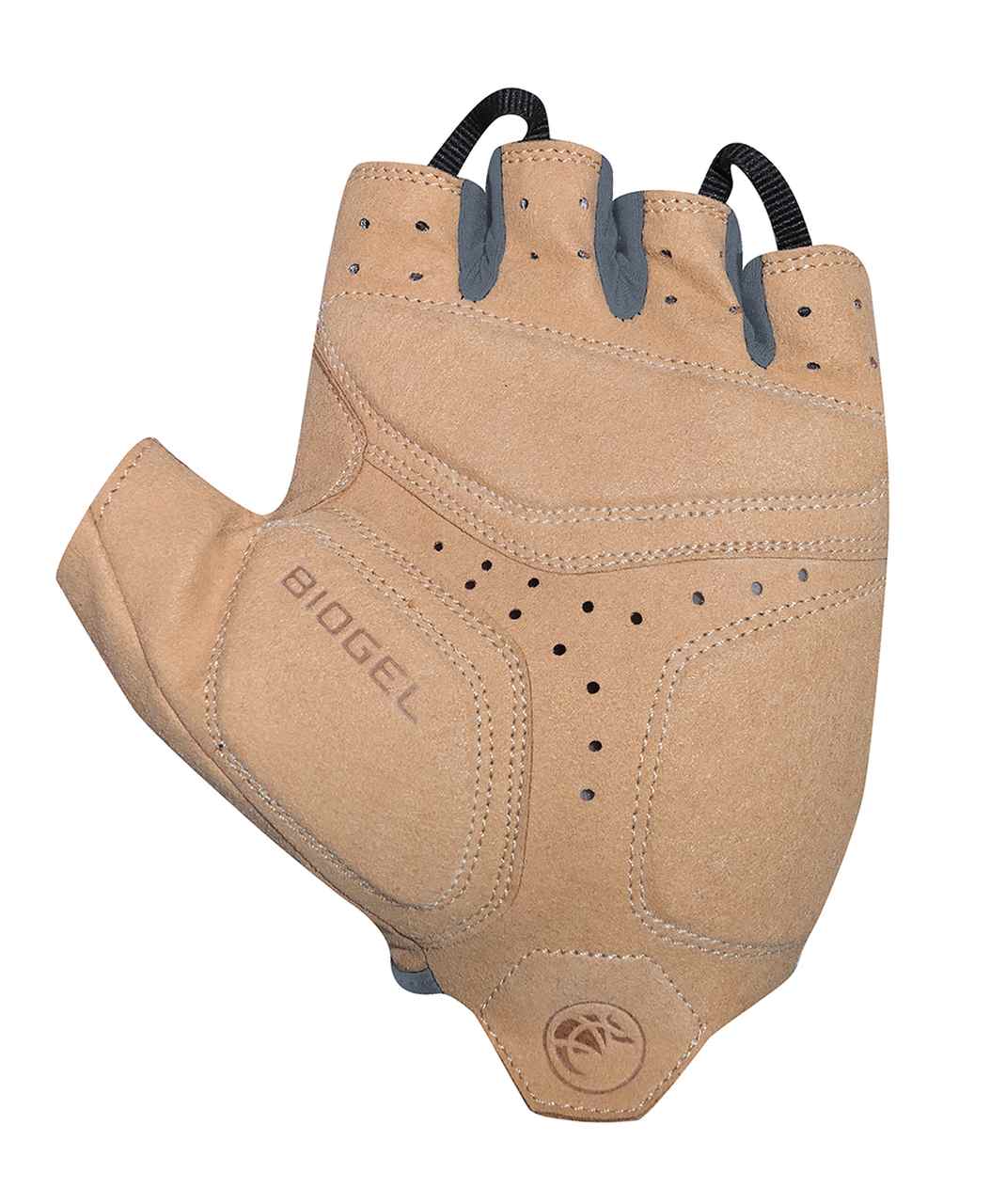 Chiba Nature Eco Fahrrad Handschuhe kurz grau 2027
