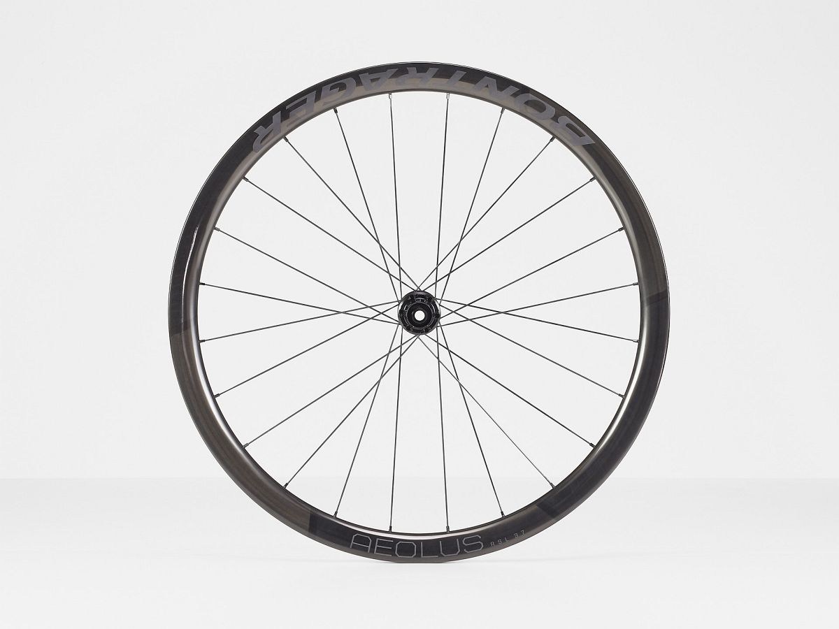 Bontrager Aeolus RSL 37 Tubular Disc 12T Carbon Rennrad Vorderrad schwarz
