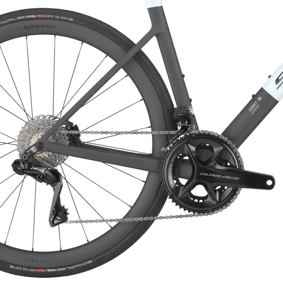 Scott Addict RC Pro Carbon Rennrad cumulus weiß/schwarz 2026