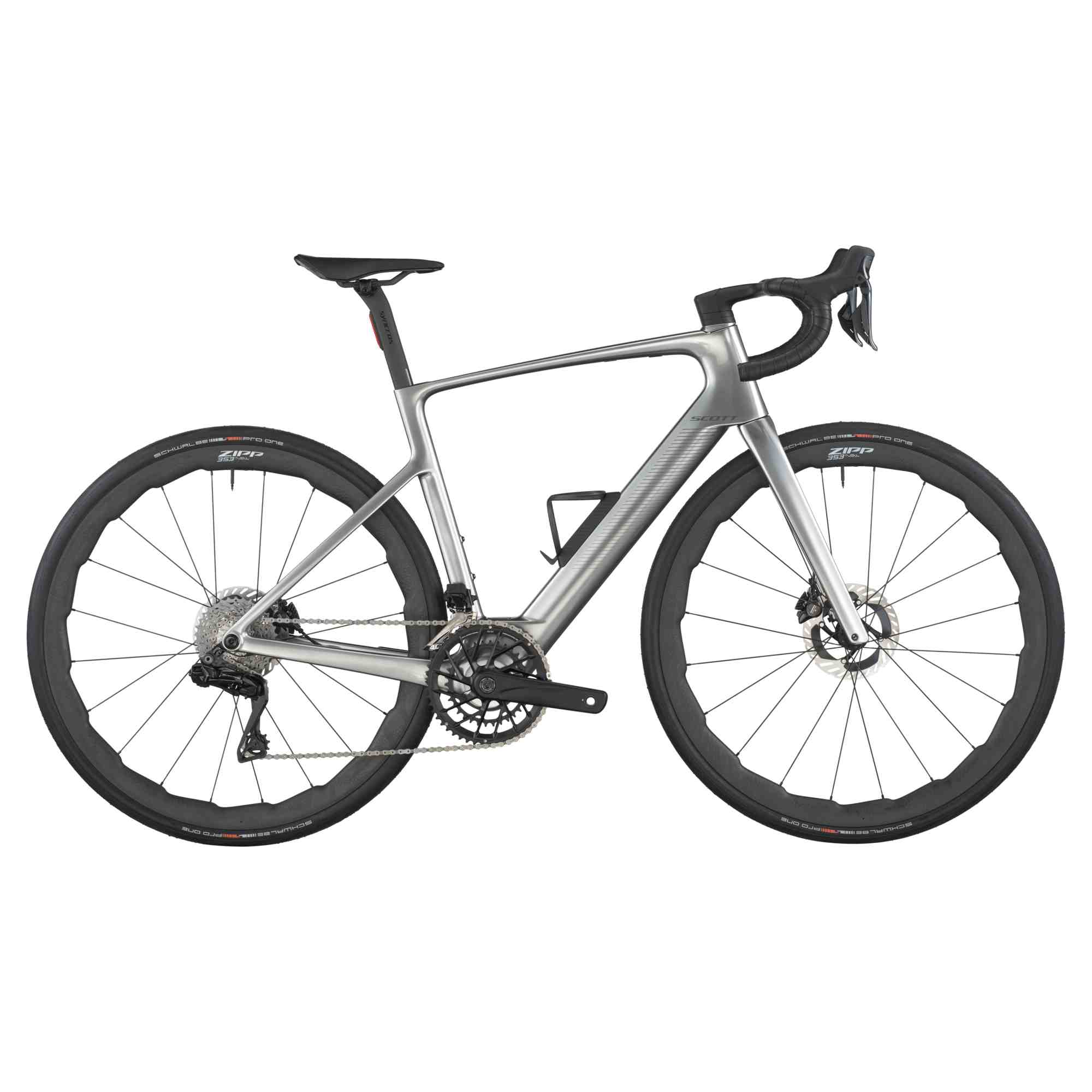 Scott Fastlane Premium Carbon Rennrad E-Bike silberfarben 2027