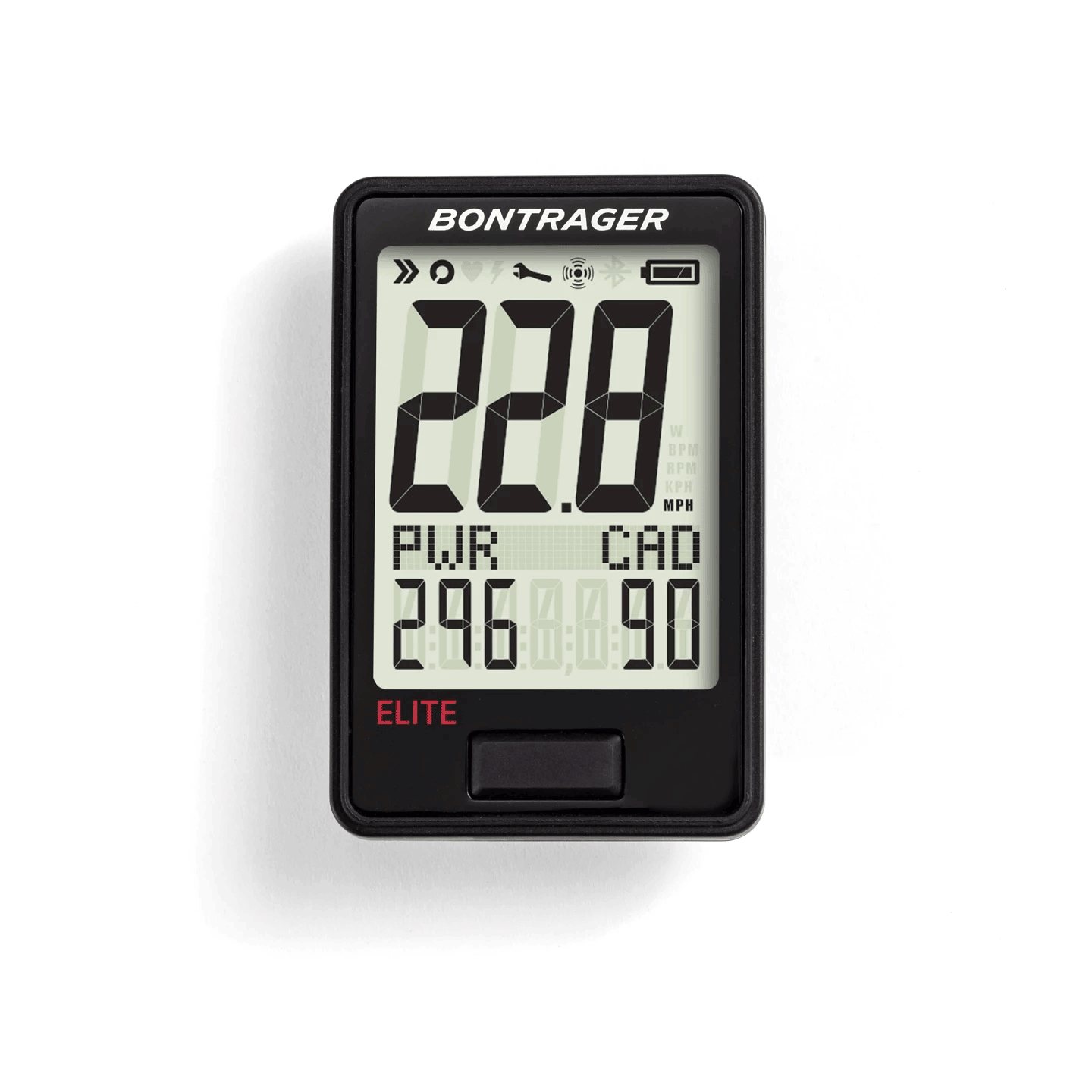 Bontrager Ridetime Elite Fahrrad Computer kabellos schwarz