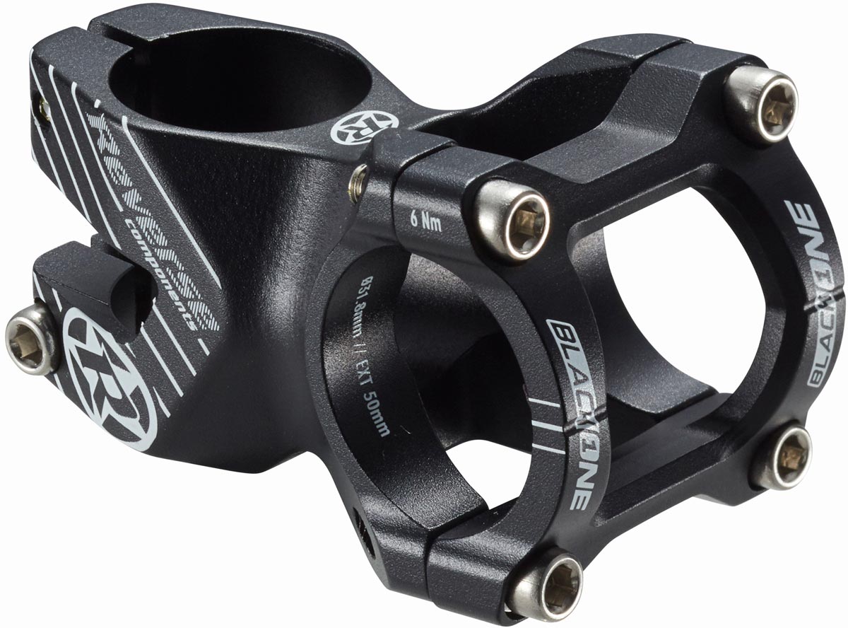 Reverse Black-One Enduro Vorbau 1 1/8 31.8mm 50mm schwarz/weiß