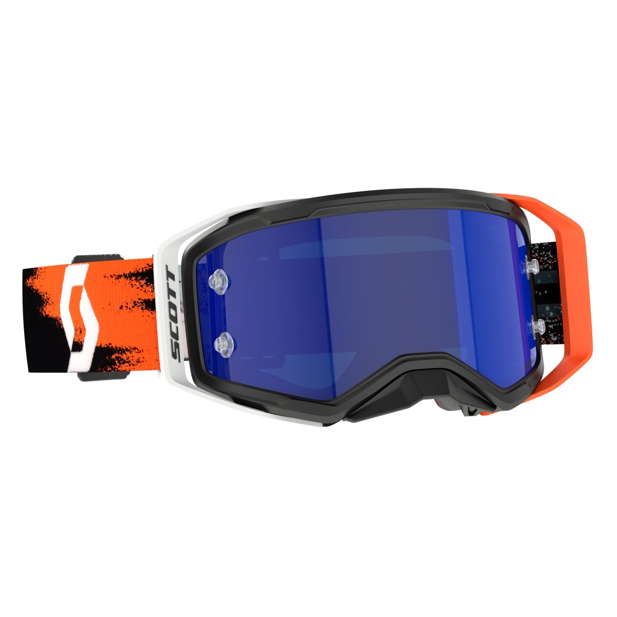 Scott Prospect 2.0 AMP chrome MX Goggle Cross/MTB Brille schwarz/orange/blau chrome works